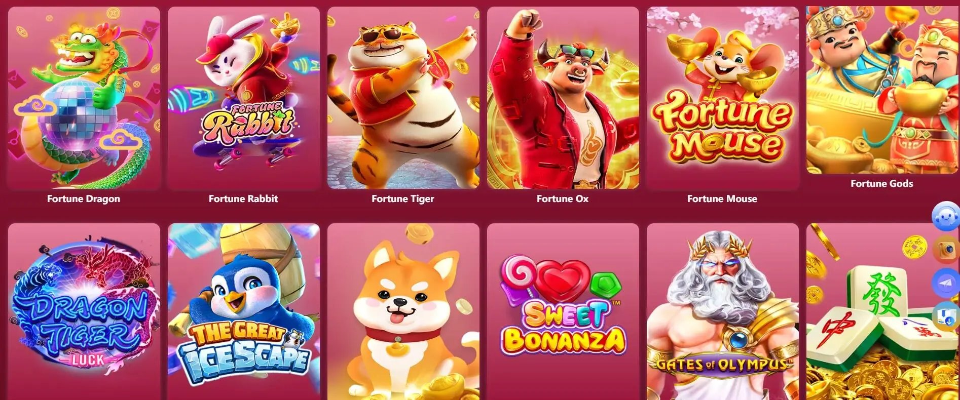 Antarmuka login toke69 di perangkat Android